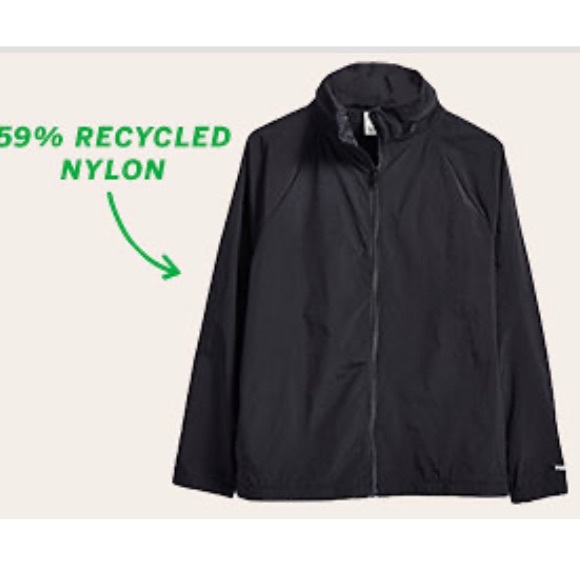 NEW💗VS PINK BLACK MOCK NECK HOODED FULLZIP ANORAK - Picture 4 of 16